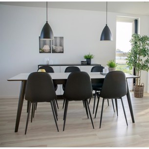 Stockholm Spisebordssæt - 6 stole.